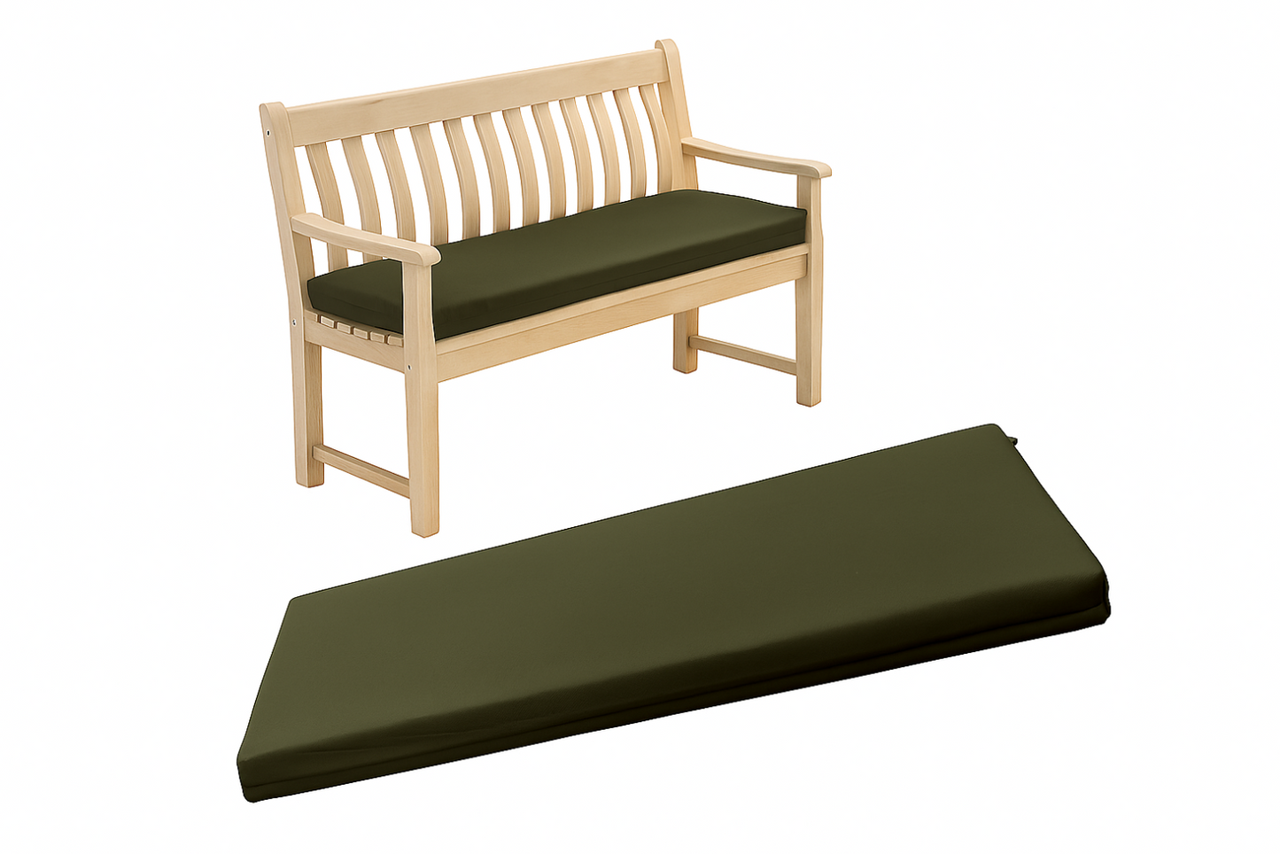 Stunning 2, 3 & 4 Seater Waterproof Garden Bench Cushion For Out Door Seating