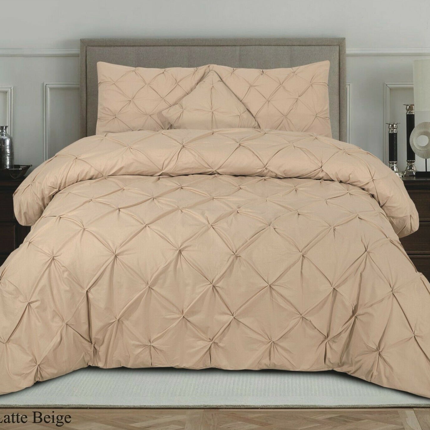Pintuck Duvet Set Eliza Bedding from 68-Pick Luxury Fibre