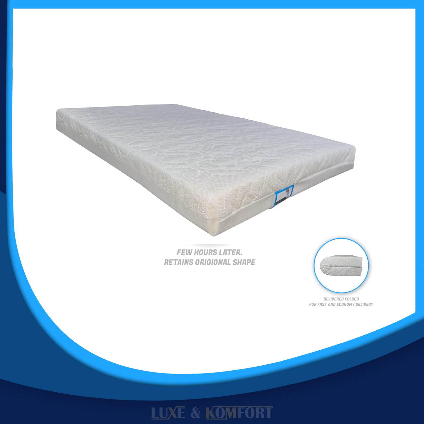 Cot Bed Mattresses | Waterproof Cover | Luxe & Komfort