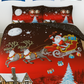 3D Christmas Father Santa Duvet Cover Set Presents Two Pillow Case and Quilt Bedding Set
