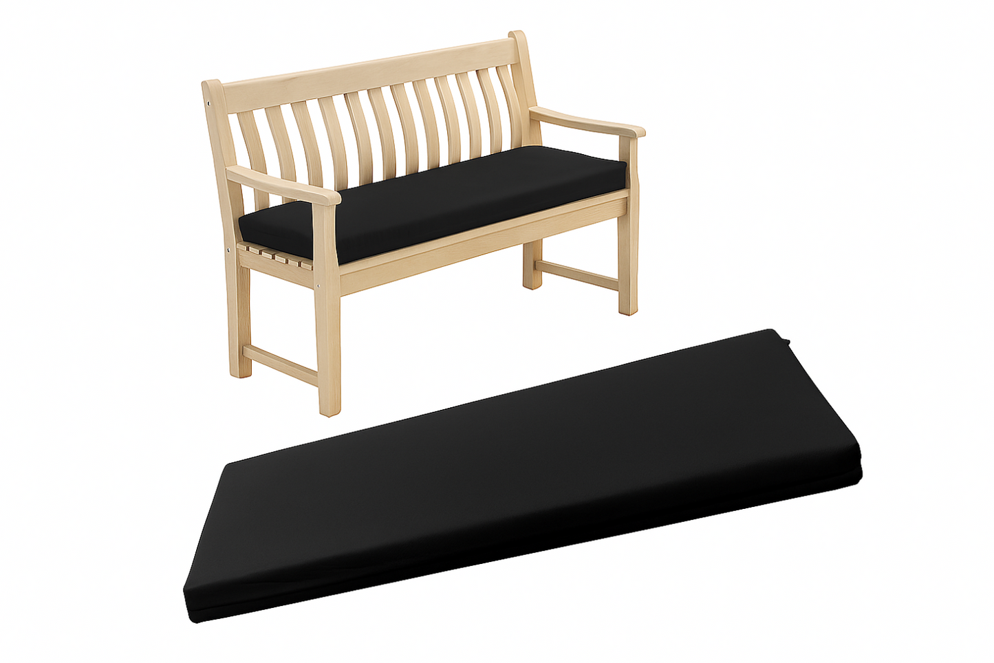 Stunning 2, 3 & 4 Seater Waterproof Garden Bench Cushion For Out Door Seating