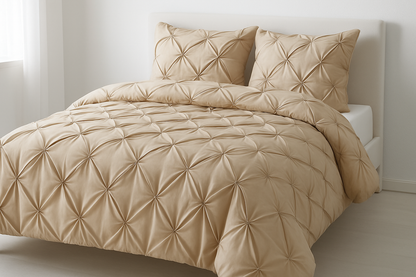 Pintuck Duvet Set Eliza Bedding from 68-Pick Luxury Fibre