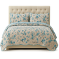 3 Pcs Quilted Bedspread Embossed Comforter Set