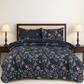 3 Pcs Quilted Bedspread Embossed Comforter Set