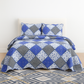 3 Pcs Quilted Bedspread Embossed Comforter Set