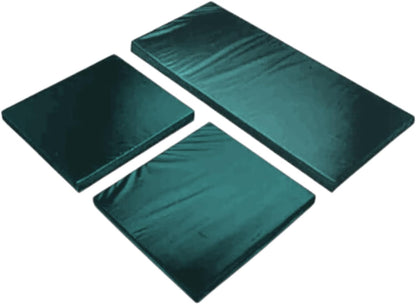 Luxe & Komfort Outdoor Garden 3 Pc Replacement Rattan Furniture Sofa & Chair Cushions Pads [Washable Covers] [Waterproof Fabric]