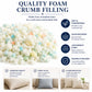 Quality foam crumb filling — soft comfortable good recovery lightweight durable — Luxe & Komfort