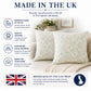 Made in the UK foam crumb scatter cushion inserts — British quality — Luxe & Komfort