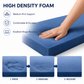 High Density Upholstery Foam Bench Cushion Replacement | Window Seat & Dining Bench Foam | Multiple Sizes Available