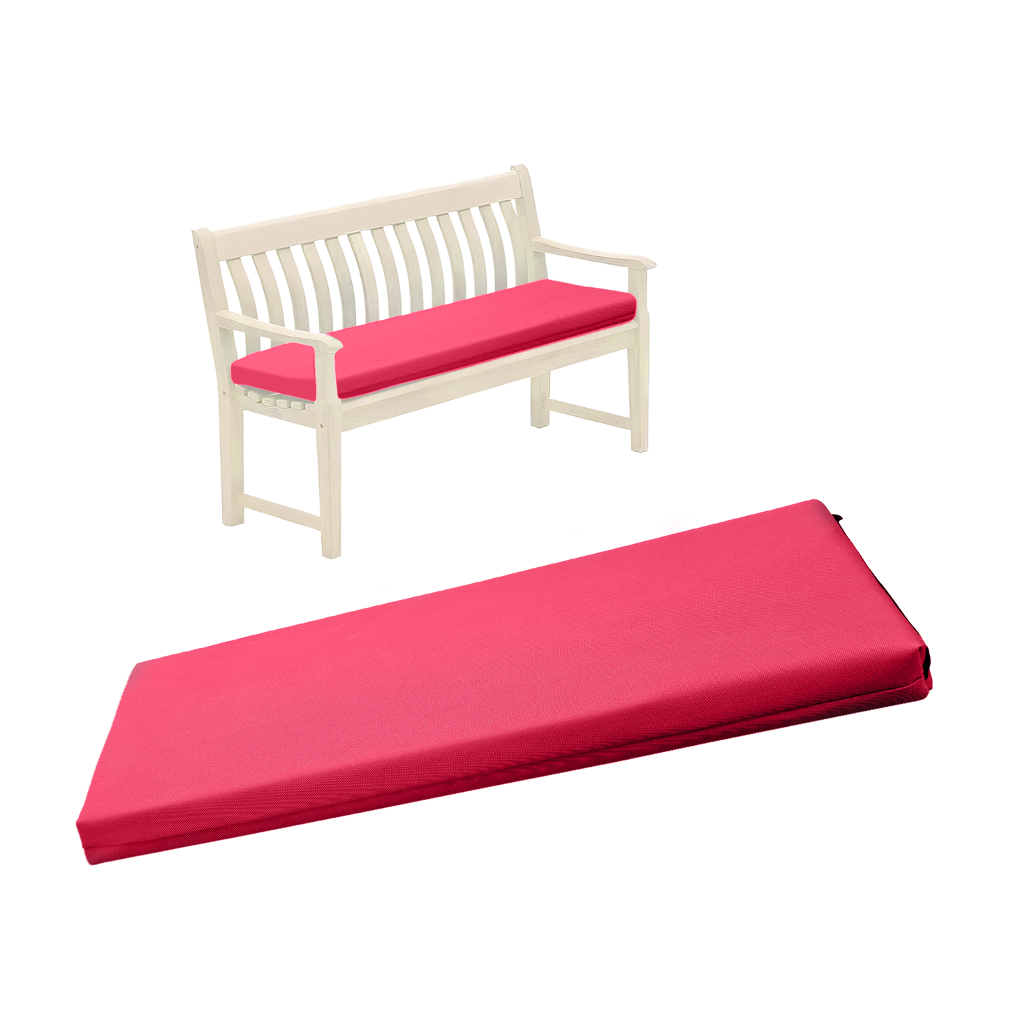 Luxe Komfort Stunning 2 3 4 Seater Waterproof Garden Bench Cushion For Out Door Seating