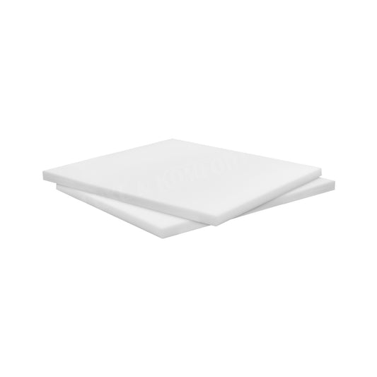 High Density Upholstery White Foam Sheet 22 x 22 INCH / 55 CM X 55 CM [Choice of Multiple Thickness]