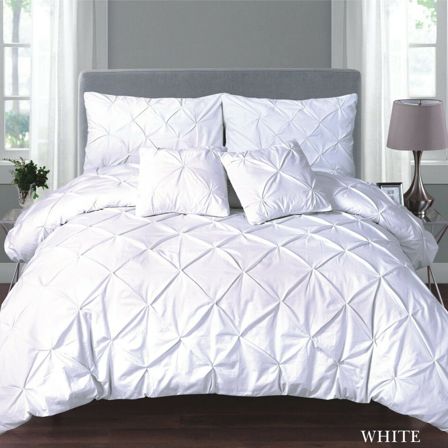 Pintuck Duvet Set Eliza Bedding from 68-Pick Luxury Fibre