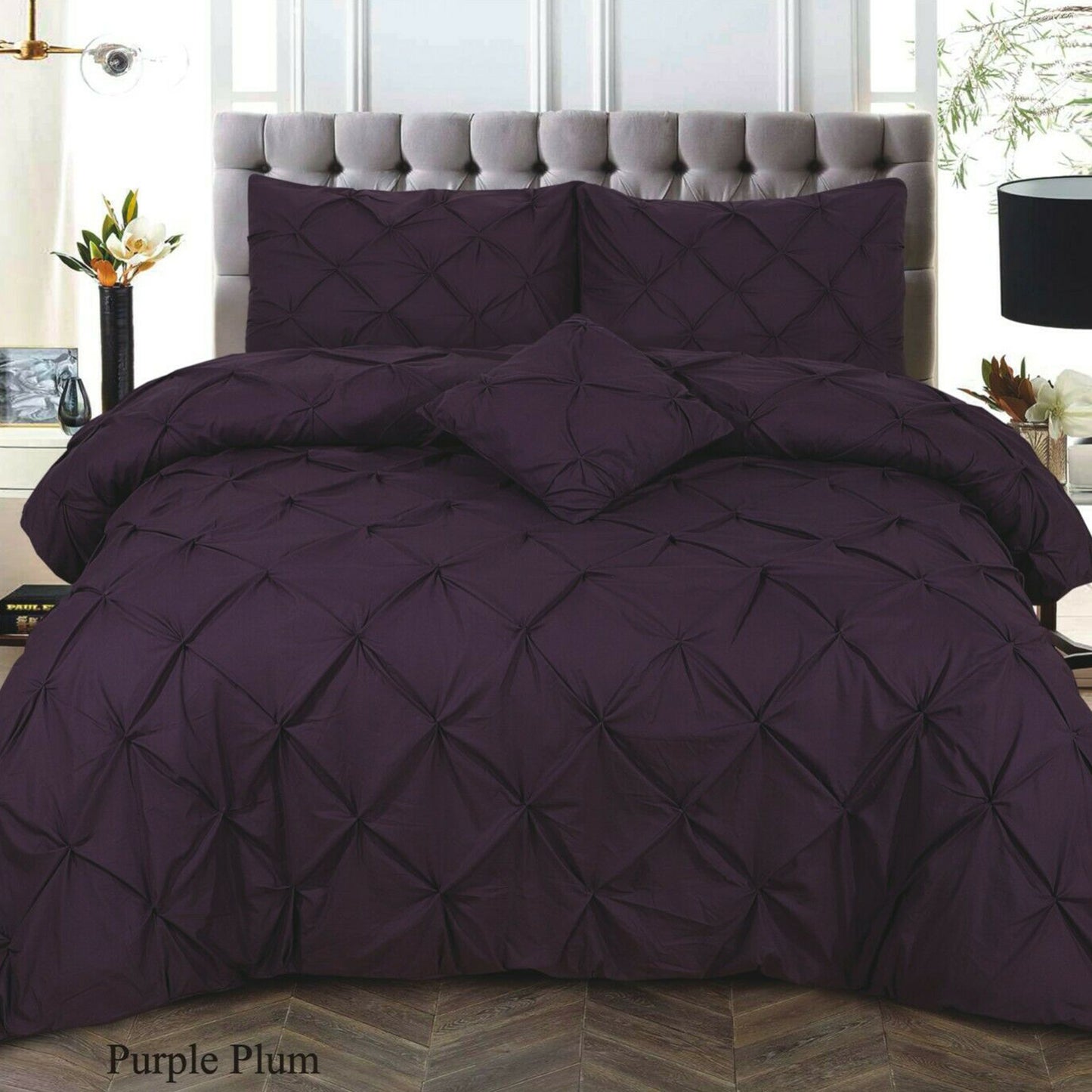 Pintuck Duvet Set Eliza Bedding from 68-Pick Luxury Fibre