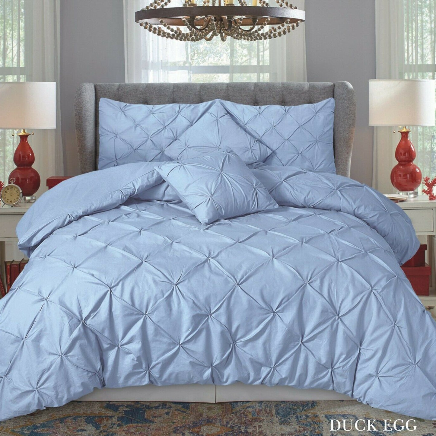 Pintuck Duvet Set Eliza Bedding from 68-Pick Luxury Fibre