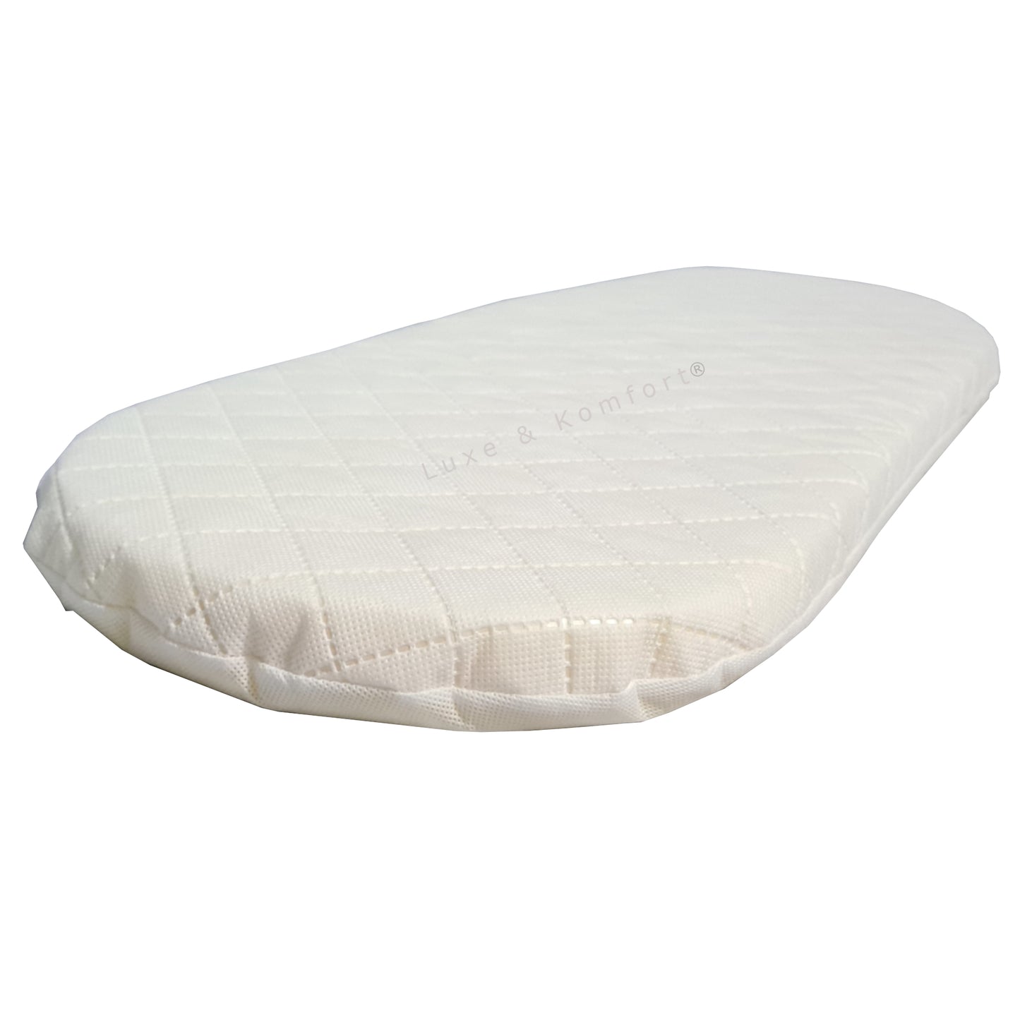 Memory Foam Pram Bassinet Mattress Luxe Komfort, Baby Moses Basket