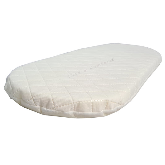 Baby Moses Basket / Pram Moses Mattress Fits Mothercare [Extra Thick 4 CM]