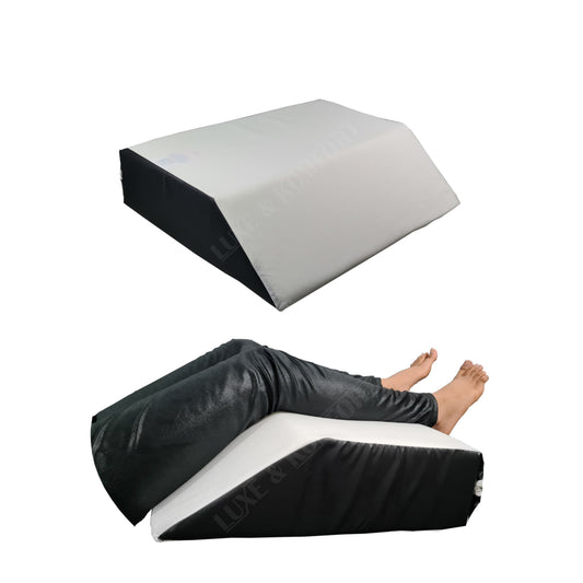 Leg & Neck Elevation, Versatile Wedge Pillow , Optimal Incline & Elevation Back & Leg Pain Relief